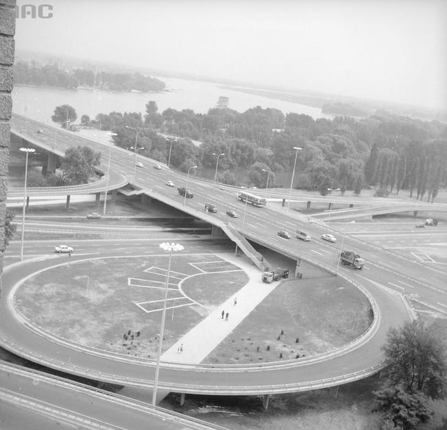 Stare zdjęcie Mostu Łazienkowskiego